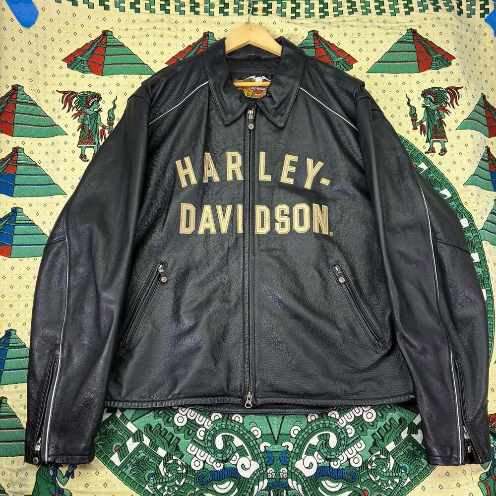 Harley Davidson Harley Davidson 100 Year Anniversary Leather Jacket